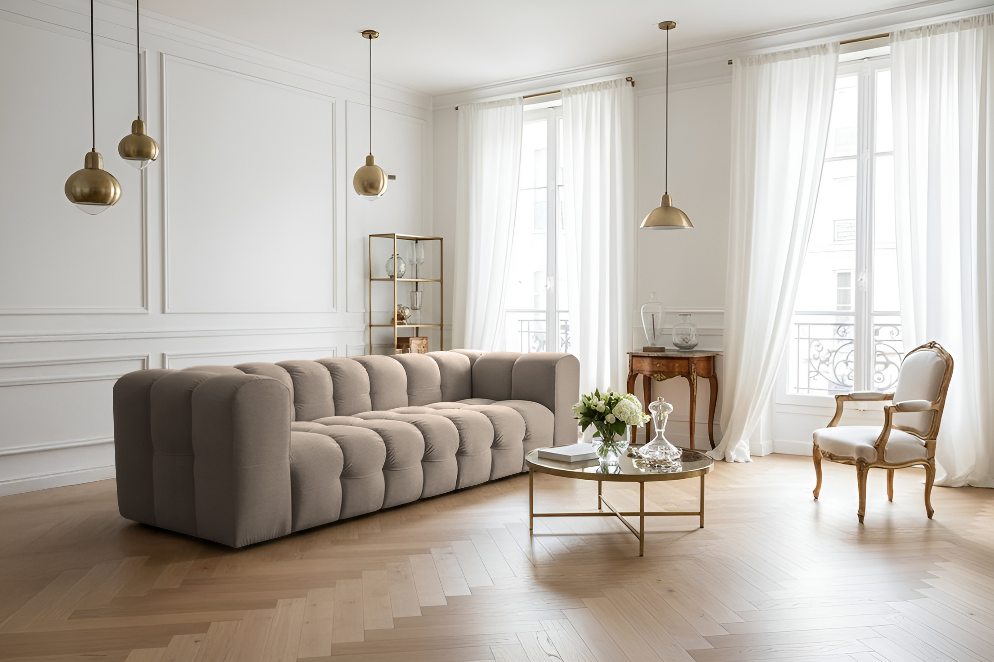Baloo 4-Sitzer Sofa Taupe Tiffany 29